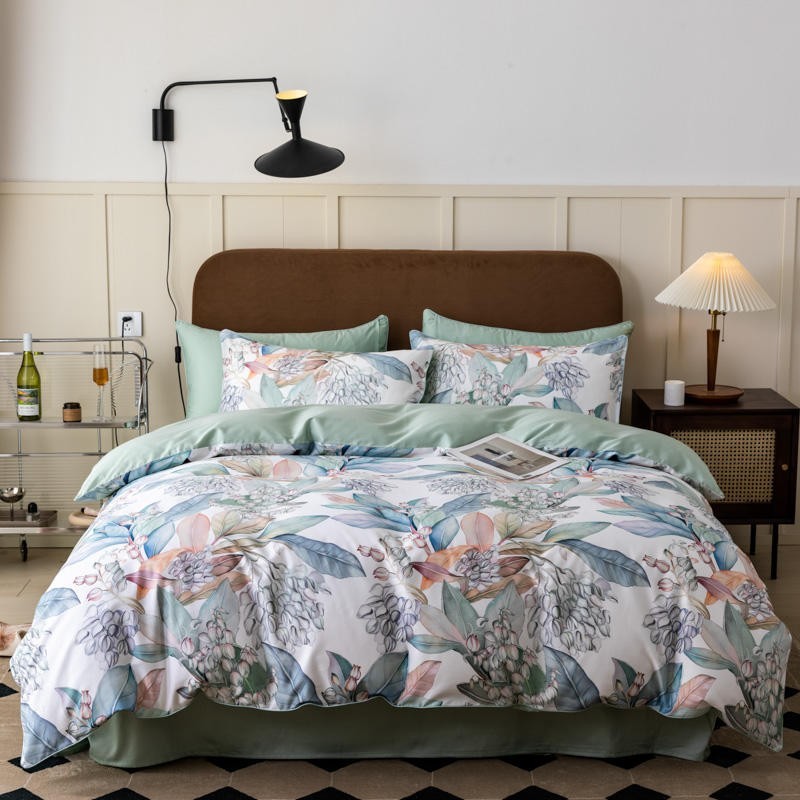 Home Textiles Premium - Ensemble de literie en coton égyptien,
