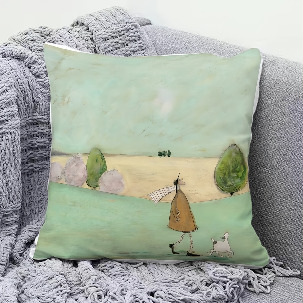 Pillow Insert 18X18 - 1 taie d'oreiller imprimée motif dessin