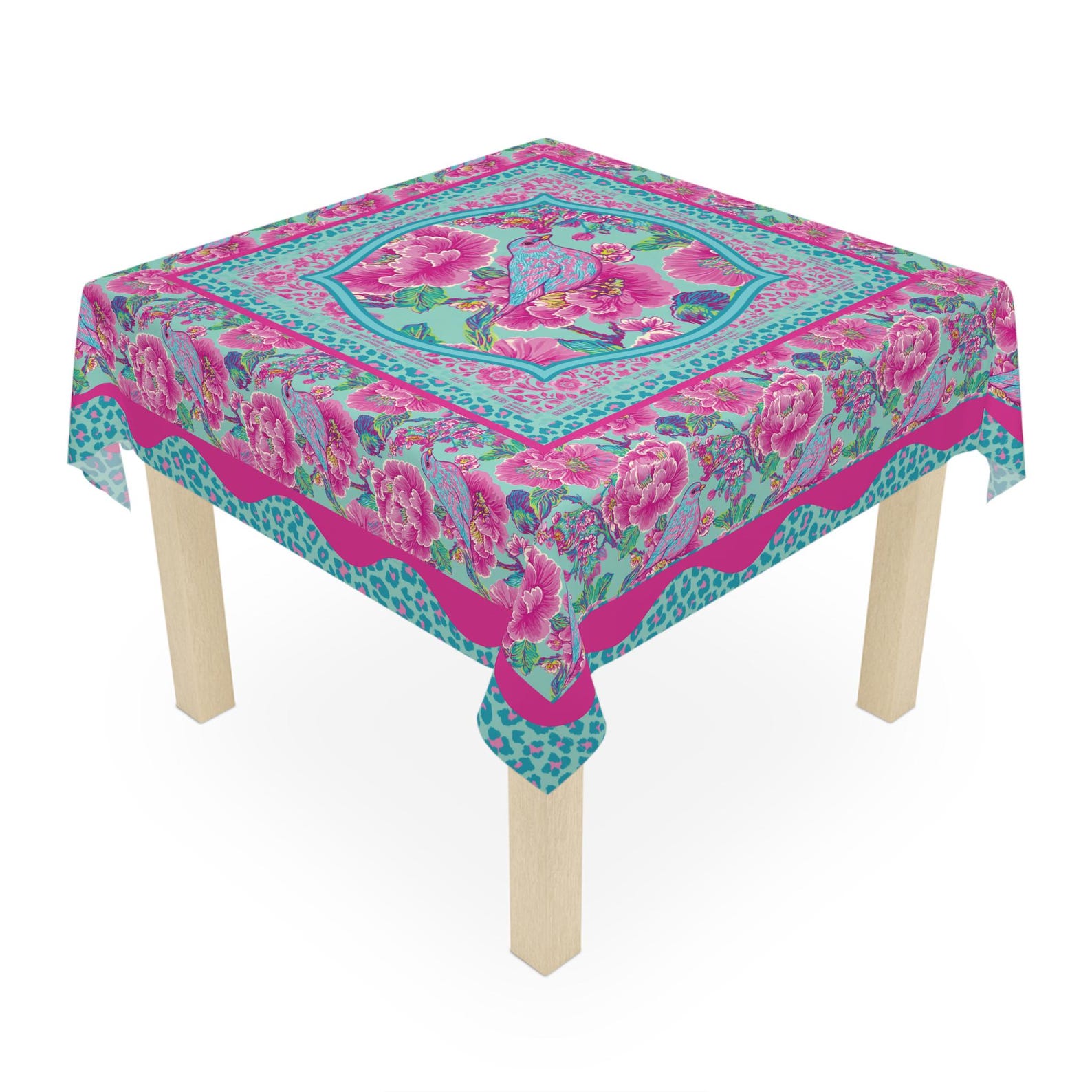 Home Textiles Direct - Nappe carrée rose pour soirée de