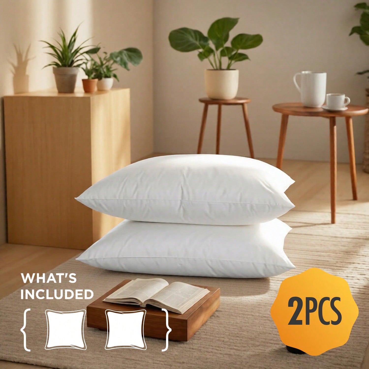 Pillow Insert 18X18 - Lot de 2 et lot de