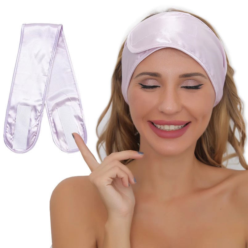 Home Textiles Face Towel - Femmes soyeux satin réglable SPA bandeau