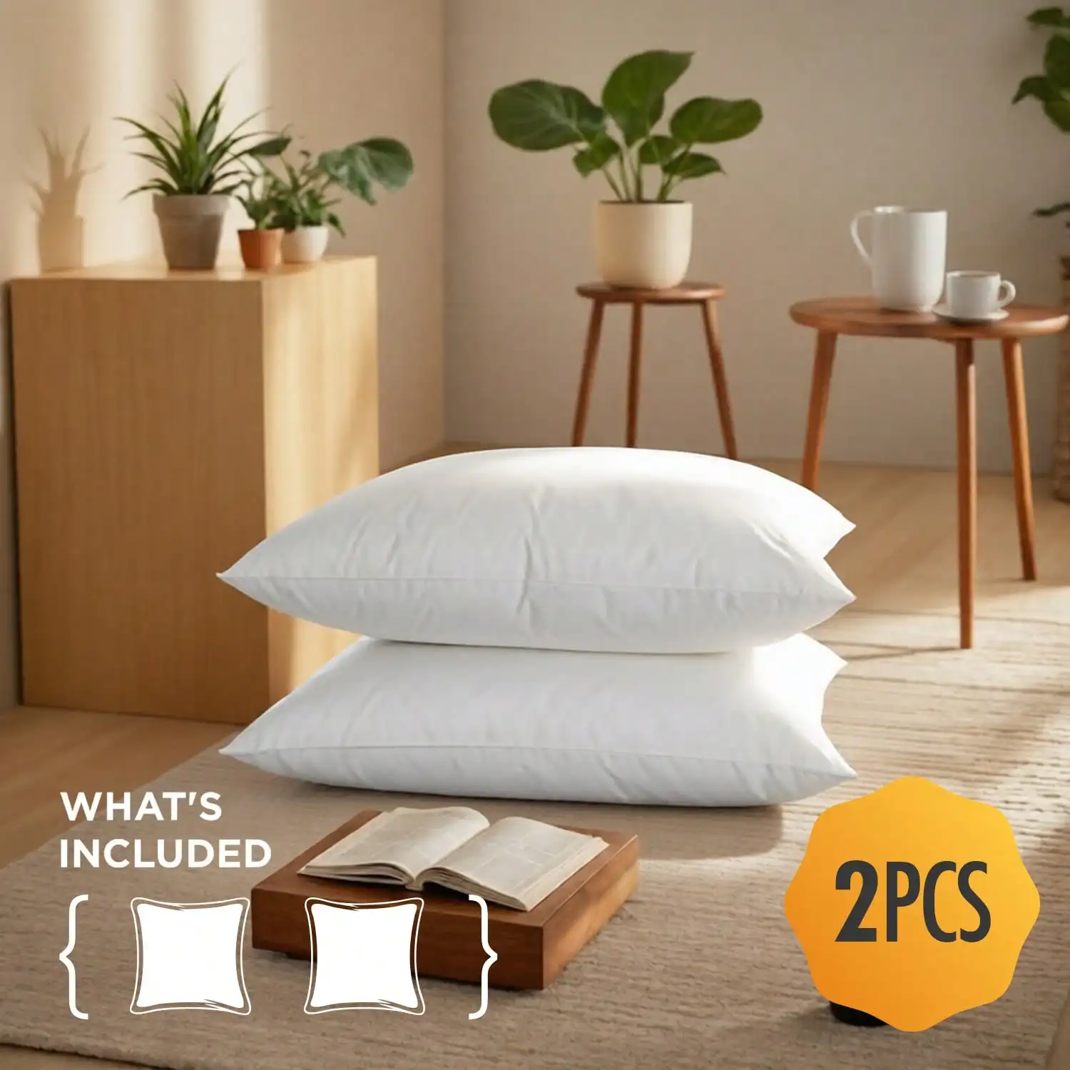 Lot de 2 et lot de 4, coussins - Pillow Insert 18X18 avis et prix