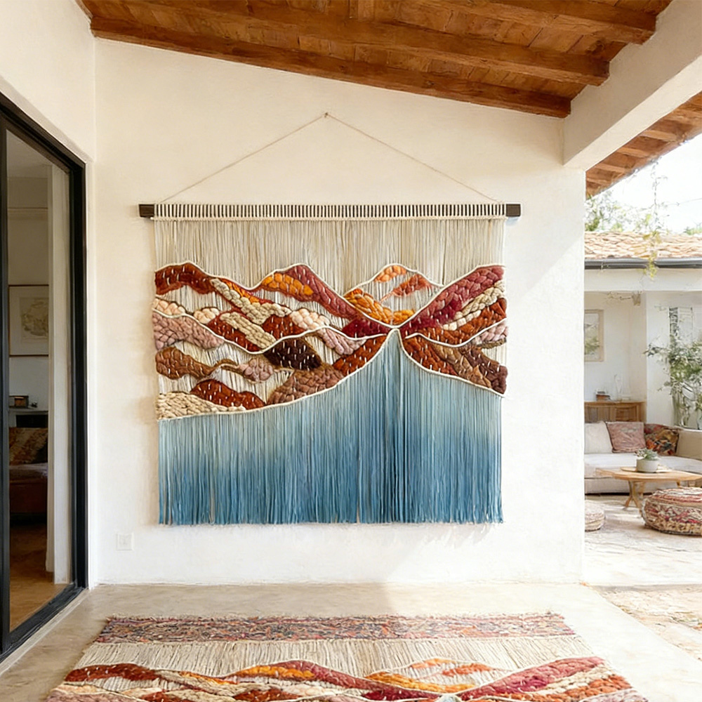 Décoration murale en macramé t - Home Textiles Direct avis et prix