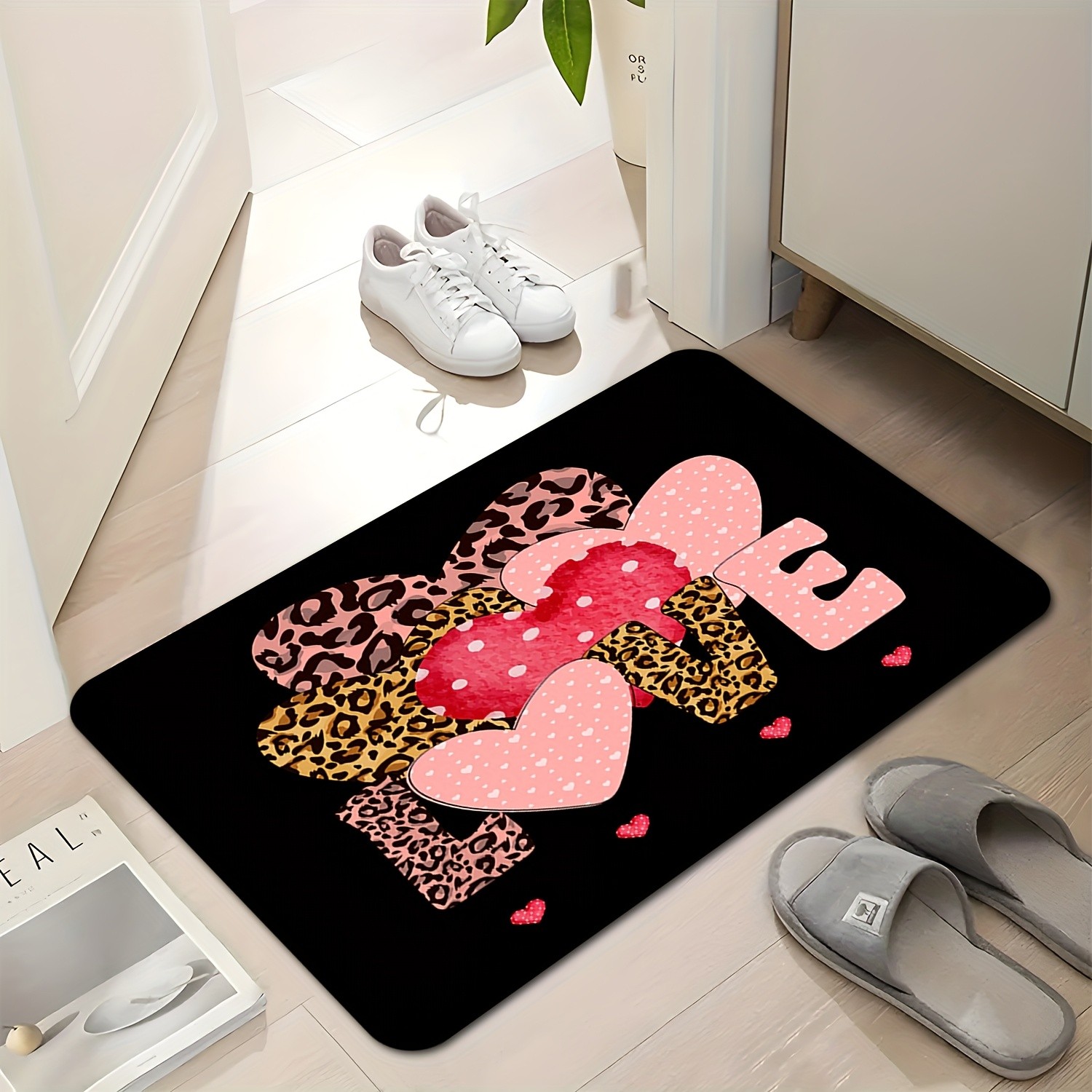 Paillasson imprimé cœur de léo - Home Textiles Premium avis et prix