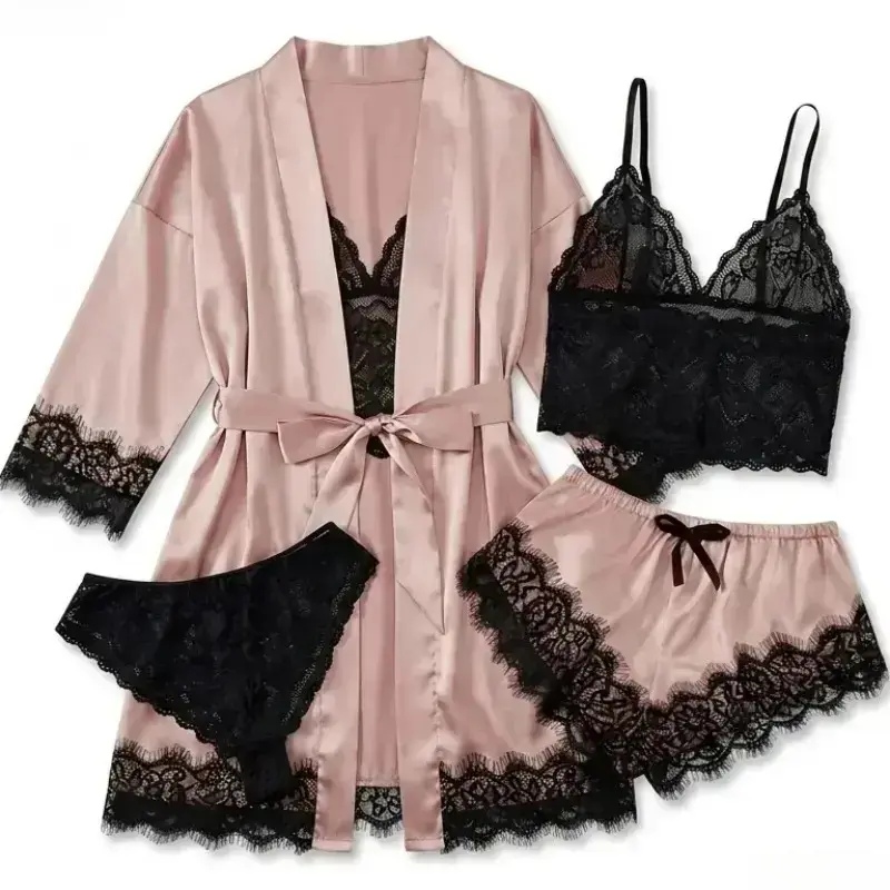 Ensemble de pyjama en satin 4  - Home Textile avis et prix