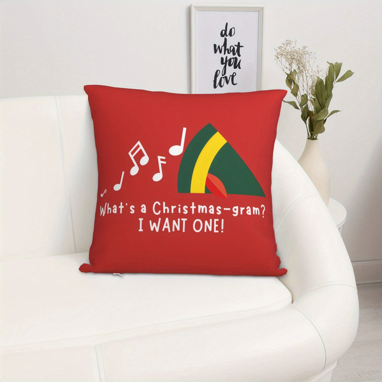 1 housse de coussin de Noël -  - Pillow Insert 18X18 avis et prix