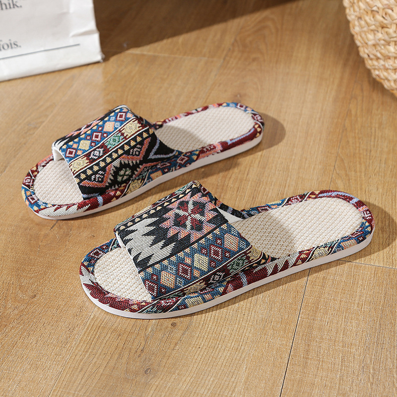 Sandales en lin naturel pour f - Home Textile avis et prix